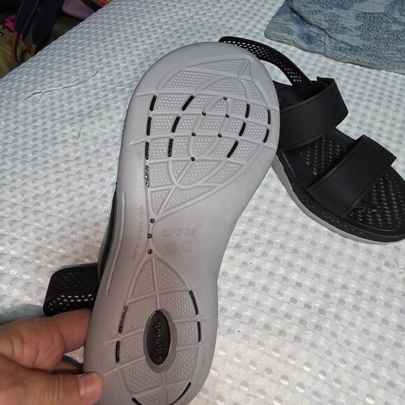 CROCS WOMENS SZ 7 LITE RIDE 360 STRETCH SANDALS - Picture 4 of 7